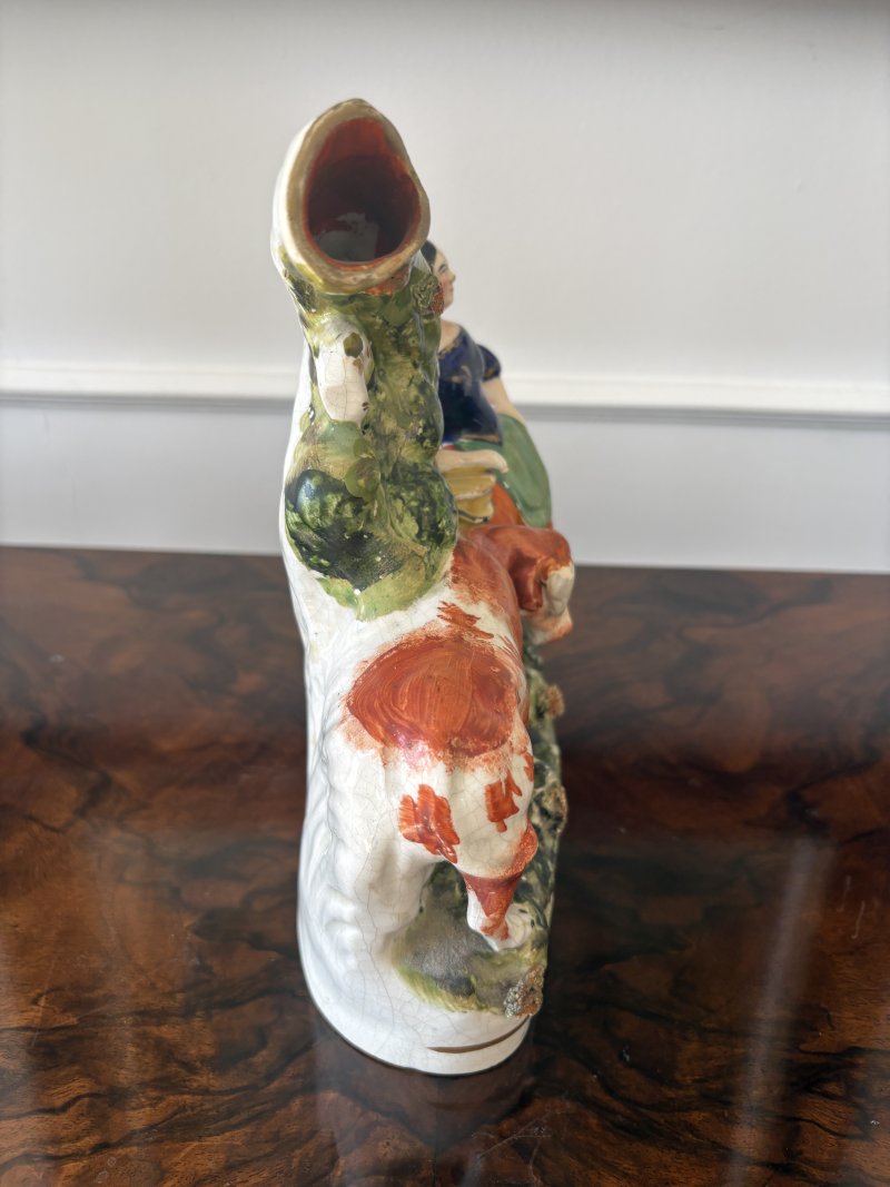 Antique Victorian Staffordshire Flatback Figure